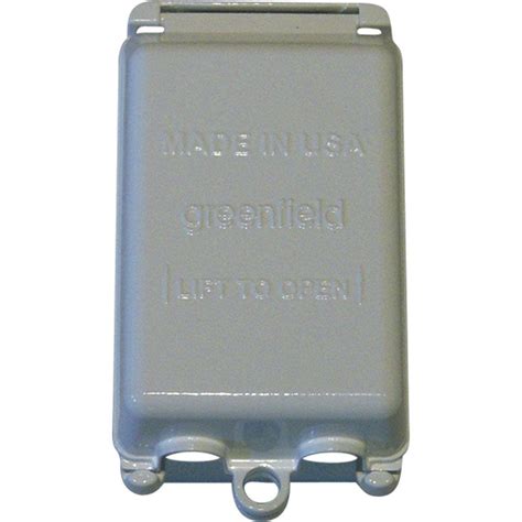 greenfield while in use weatherproof electrical box cover vertical|Greenfield Made in The U.S.A. CGFIHWS Series .